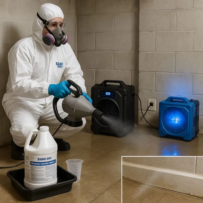 Sanitization and Odor Removal process in Framingham, MA